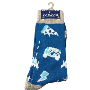 3/$18 Juncture Gamers Crew Socks NWT